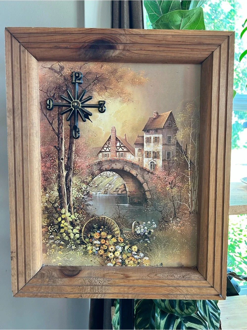 Mid  century rustic wooden